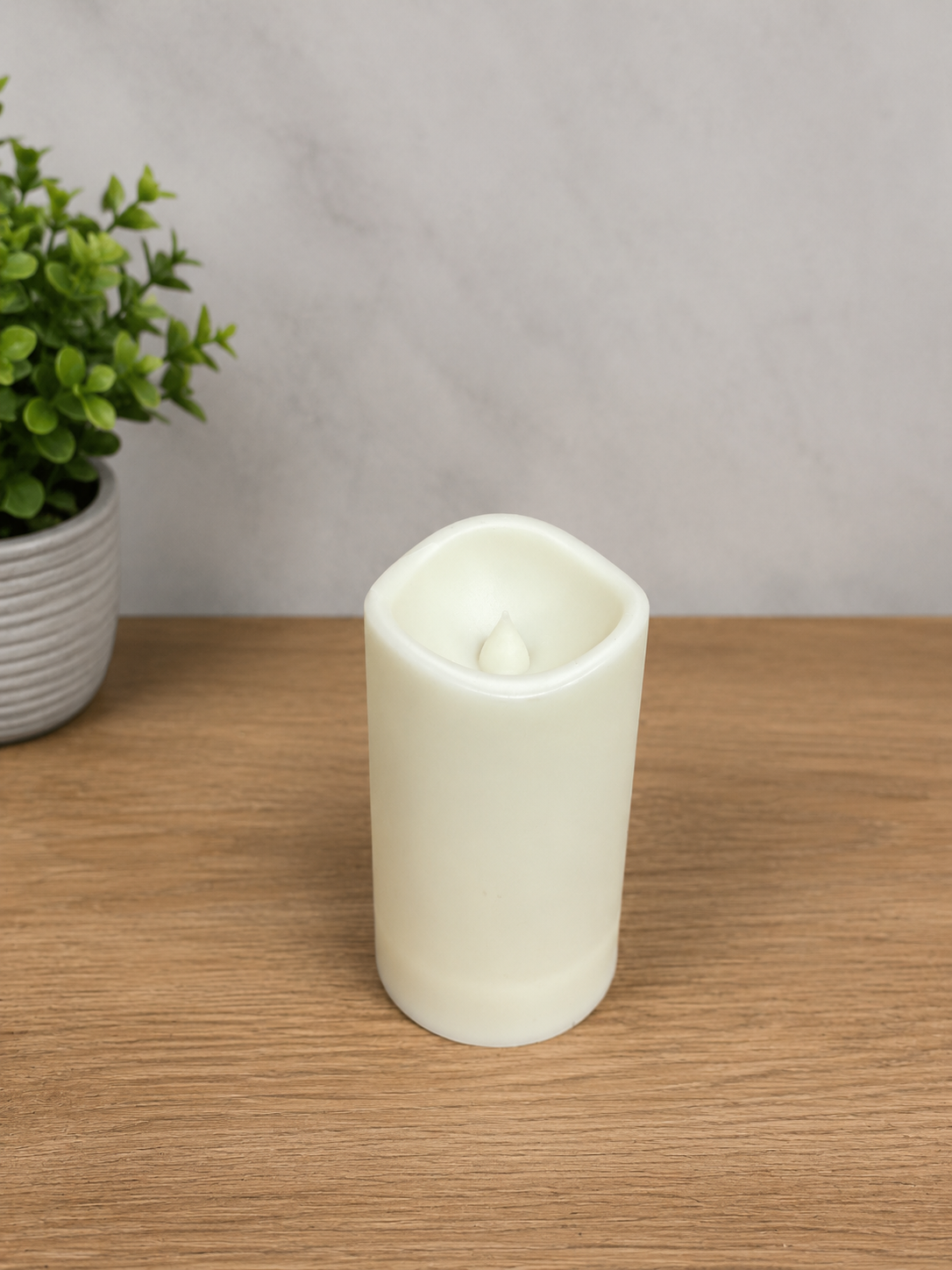 Ivory Flameless Candle – Small