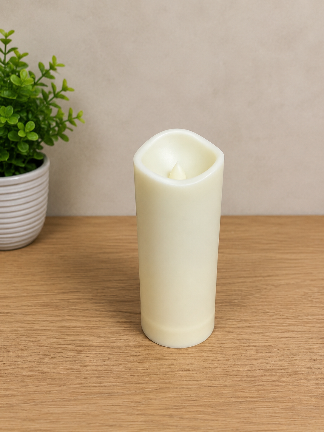 Ivory Flameless LED Candle – Large