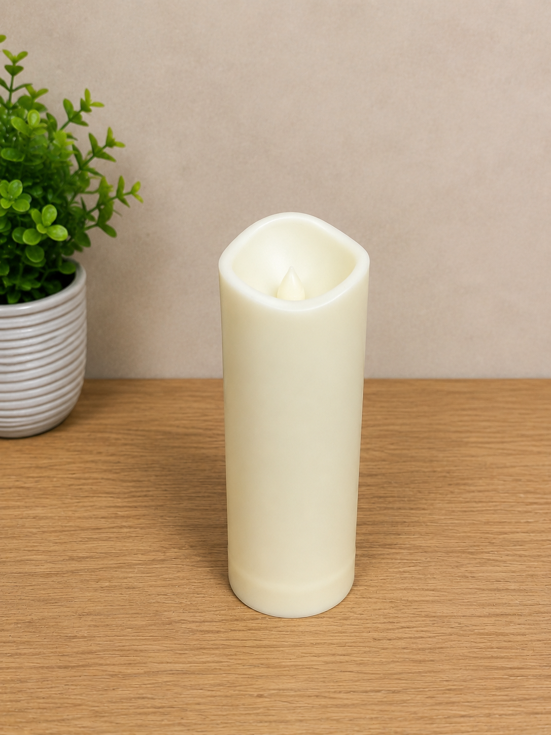 Ivory Flameless Candle – Extra Large