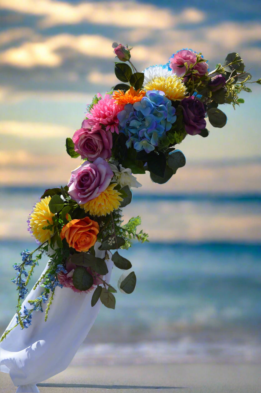 Multicolour Arch Flower Arrangement