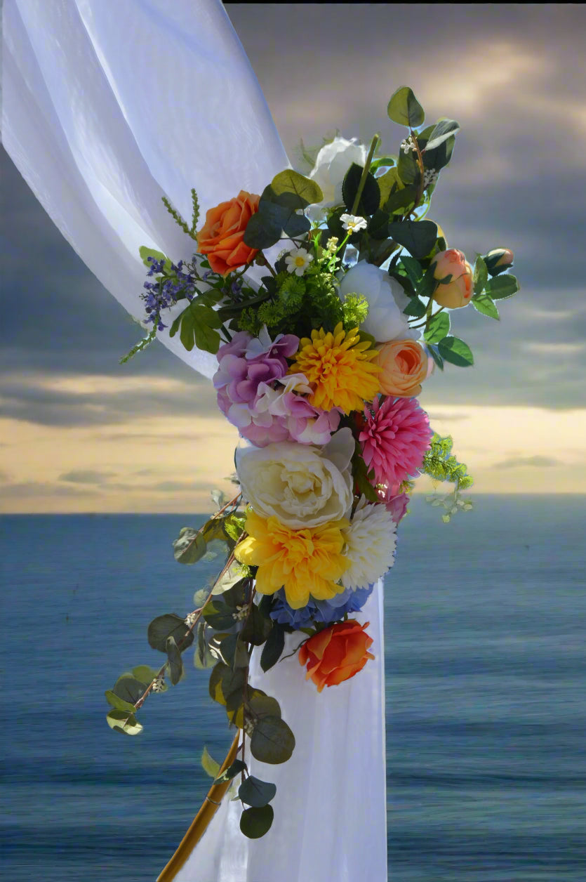 Multicolour Arch Flower Arrangement