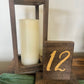 Solid Wood Table Number Set