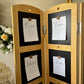 Wooden Folding Seating Chart Display