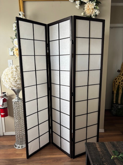 Black Room Divider