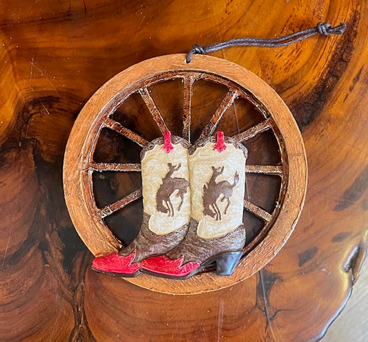 5" Western Wagon Wheel Table Accents