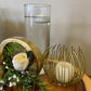 Hollow Gold Candle Holder