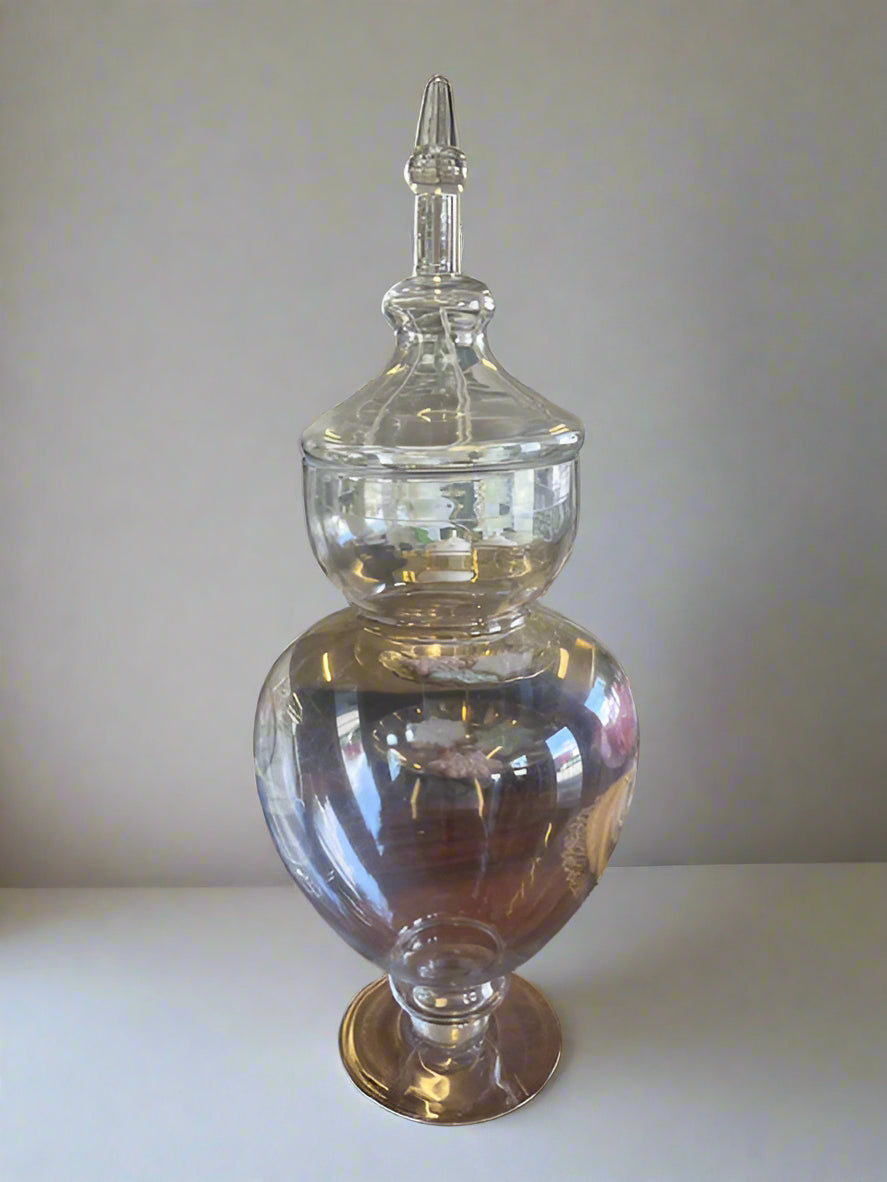 Glass Candy Display Jar