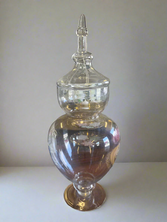 Glass Candy Display Jar