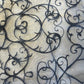 Navy Blue Embroidered Organza Runner