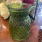 Green Glass Vase 5.25"
