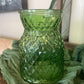 Green Glass Vase 5.25"