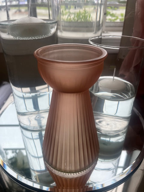 Blush Hourglass Vase
