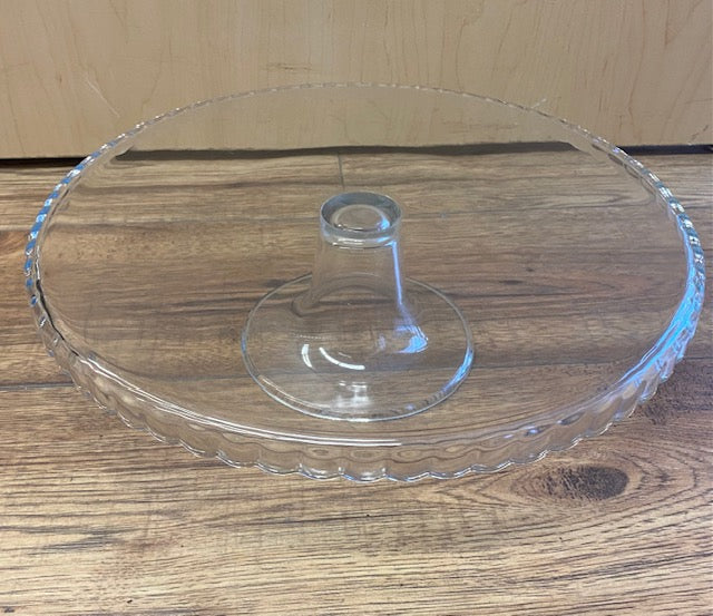 Glass cake stand