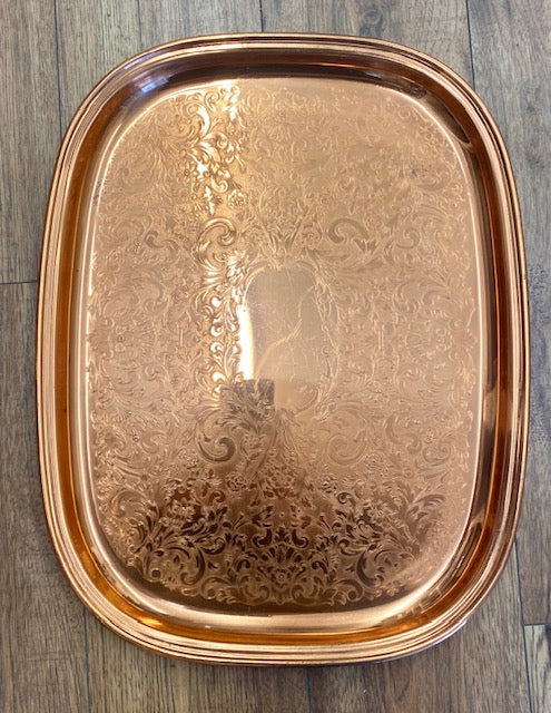 rose gold tray