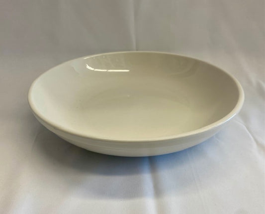 9.5" Syracuse off white ceramic bowl