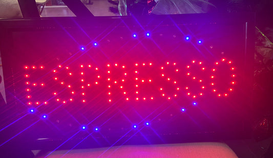 Espresso LED Sign
