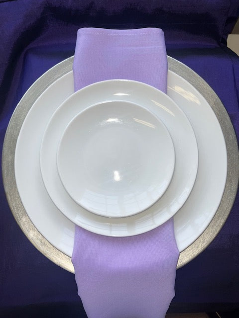 Tablecloth Dark Purple Taffeta 90" x 132"