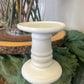 White Candle Stand - Circle