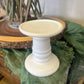 White Candle Stand - Circle