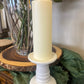 White Candle Stand - Circle