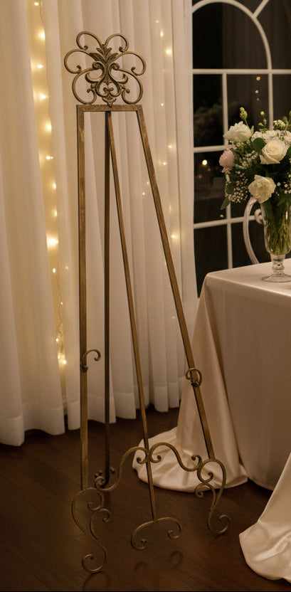 Antique Gold Easels