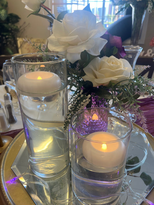 3"LED Floating Candles - Water Activated