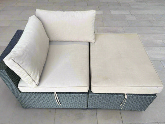 Three-Piece Outdoor Lounger Set