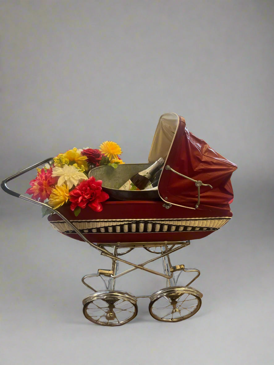 Leather Baby Shower Stroller