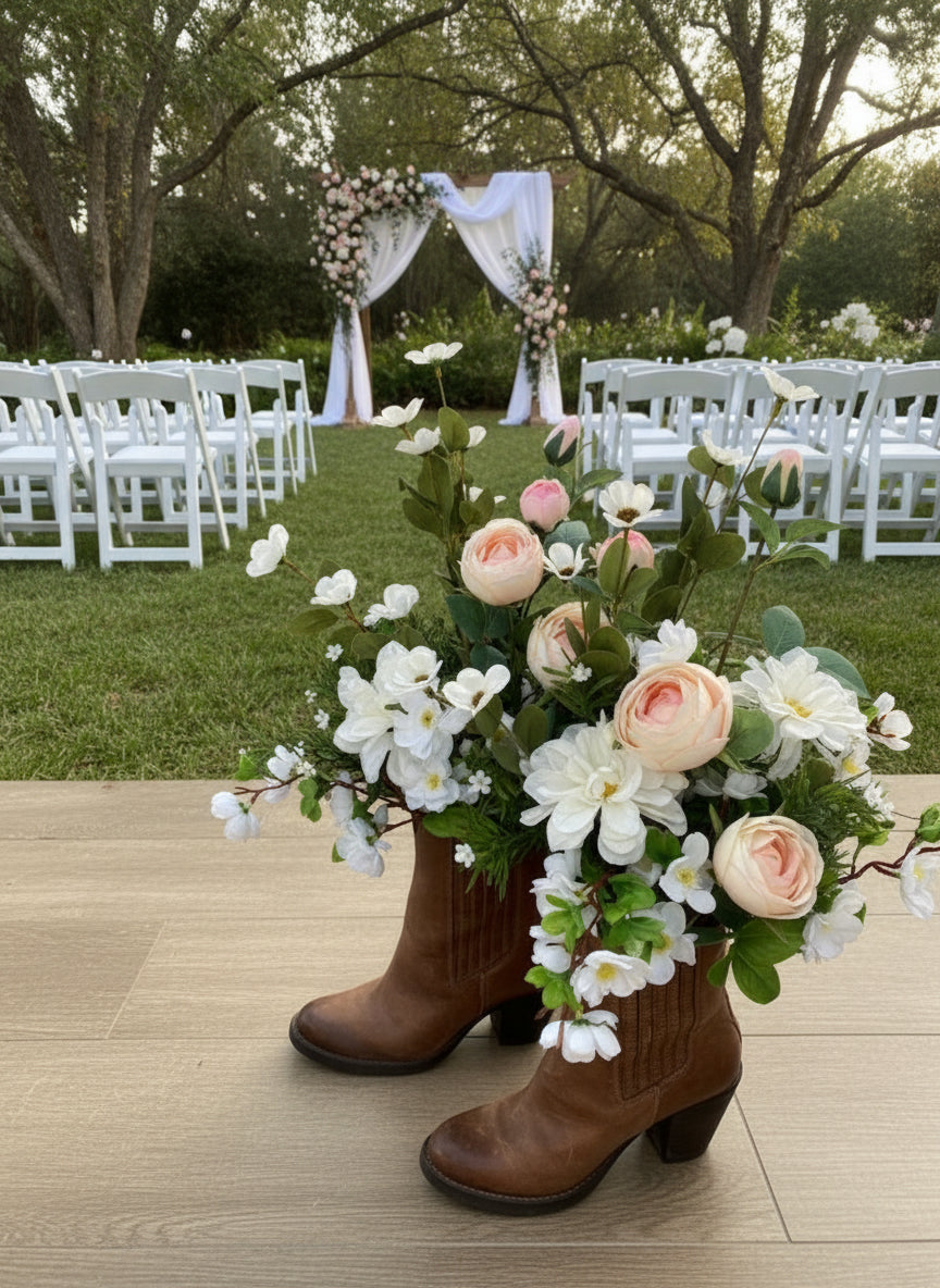Boot Floral Arrangements