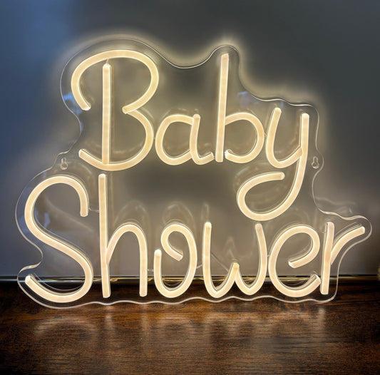 Baby Shower LED Sign - Batteries included