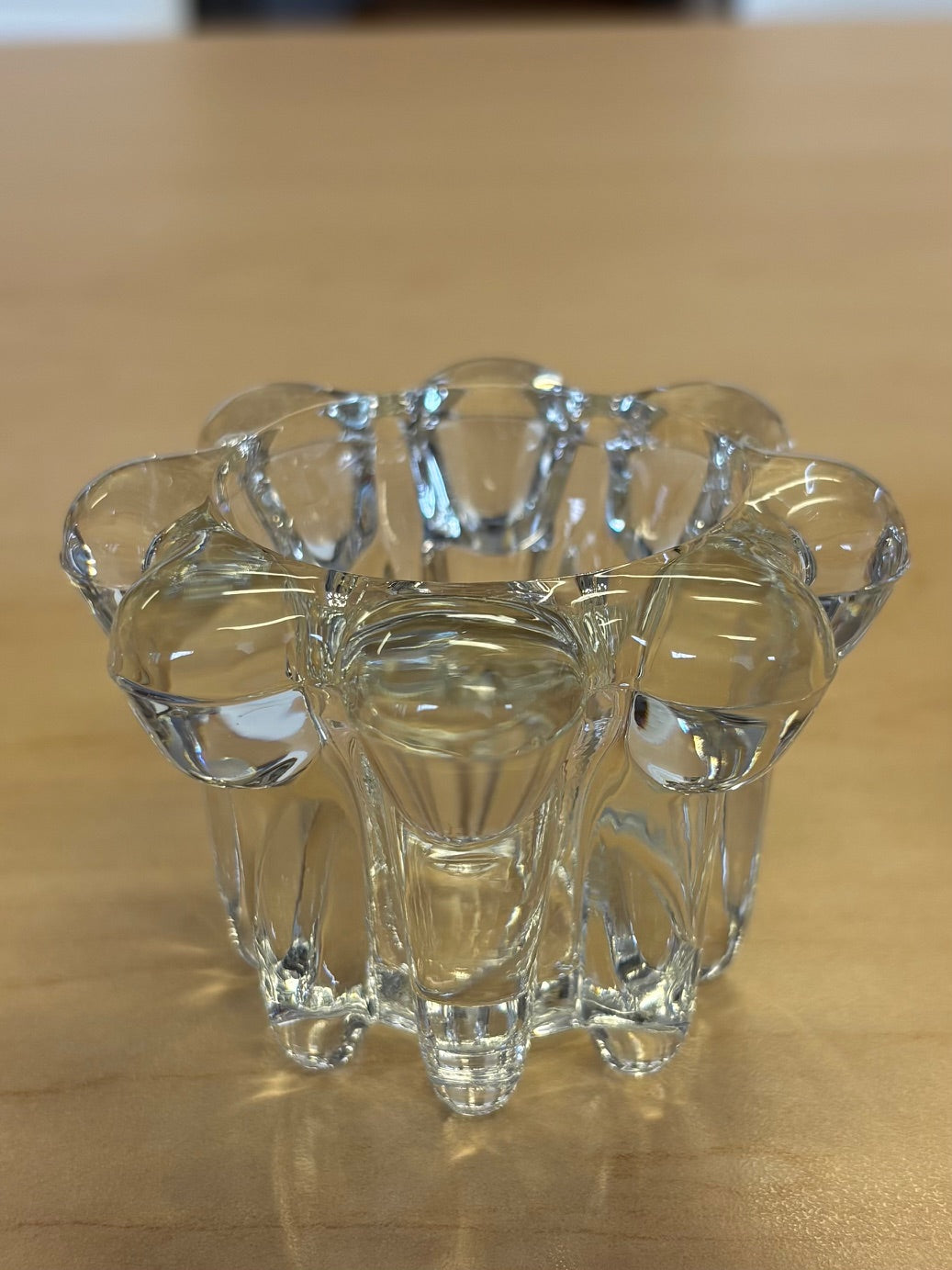 Crystal Ripple Taper Candle Holder