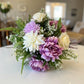 Bridal Bouquet White and Purple