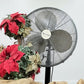 Large Silver Standing Fan