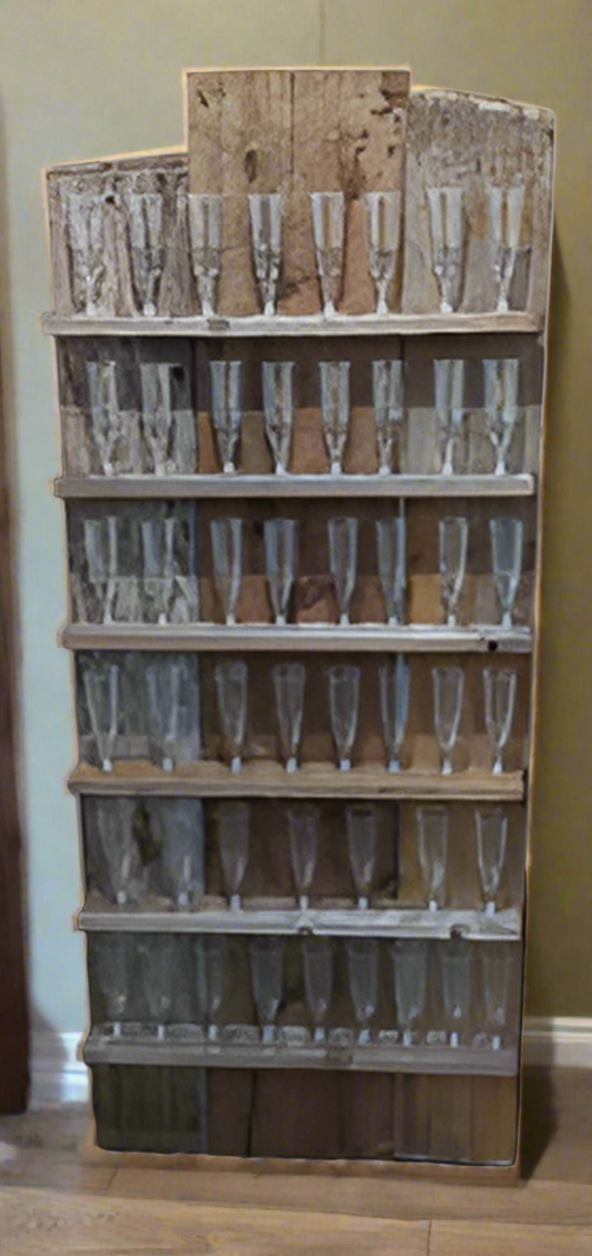 Wooden Champagne Wall