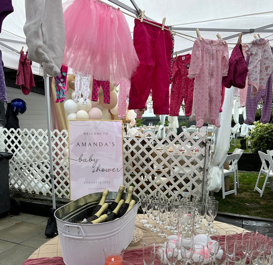 Baby Shower Clothesline Display Kit