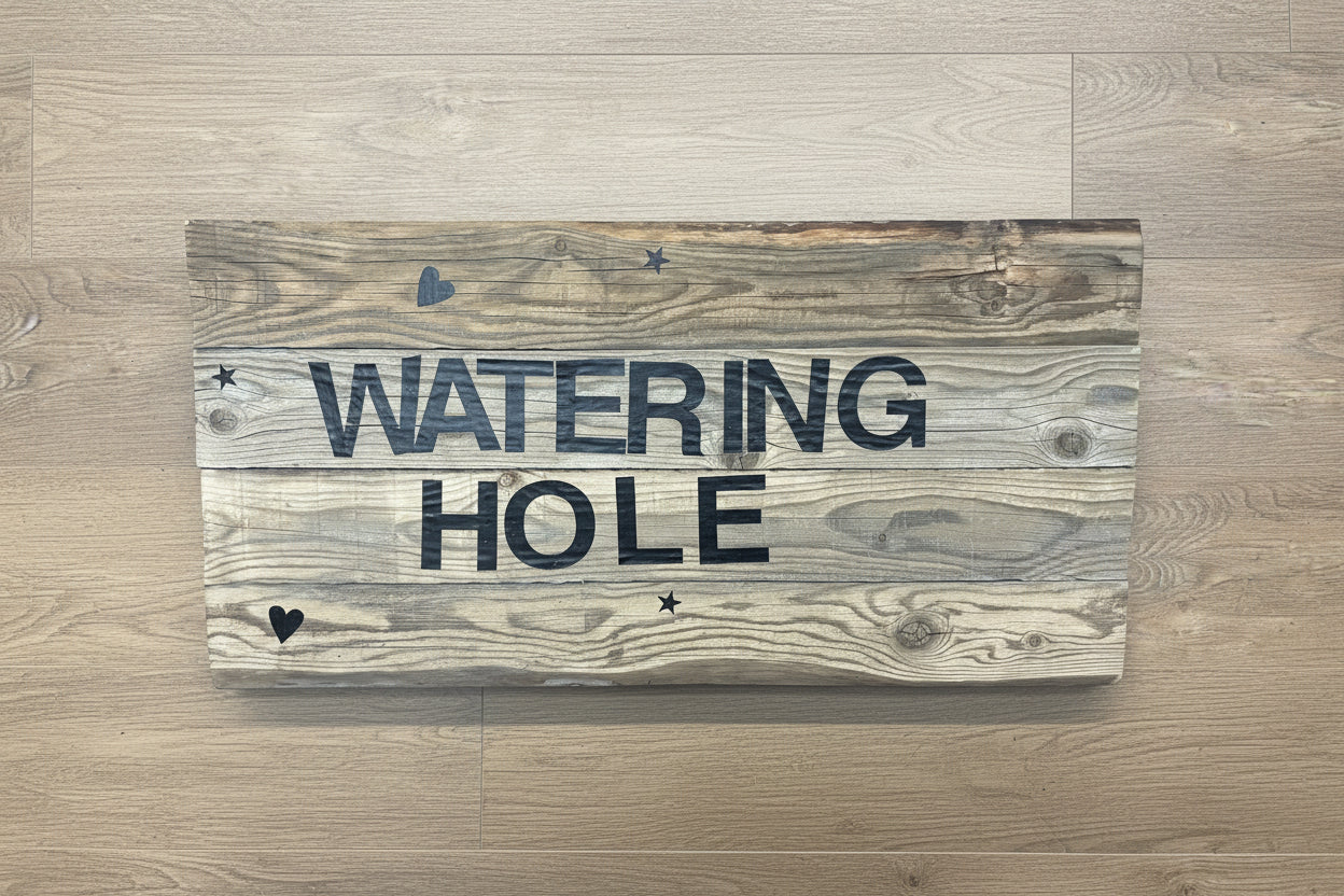 Watering Hole Sign