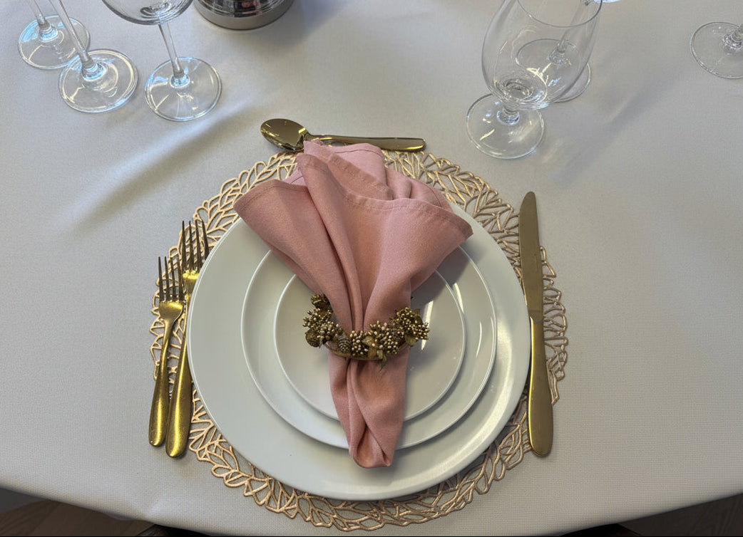 Gold Wreath Napkin Ring