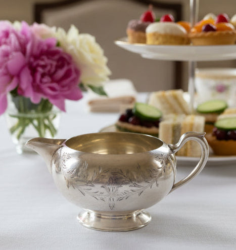 Silver Swirl Tea Set of 4