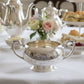 Silver Swirl Tea Set of 4