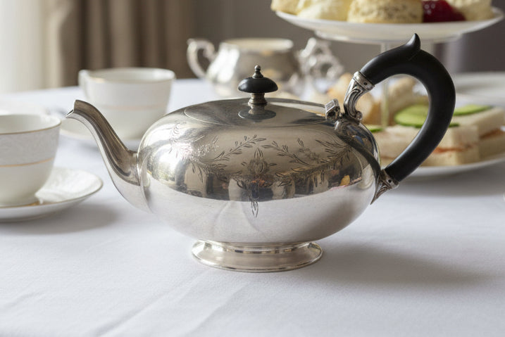 Silver Swirl Tea Set of 4