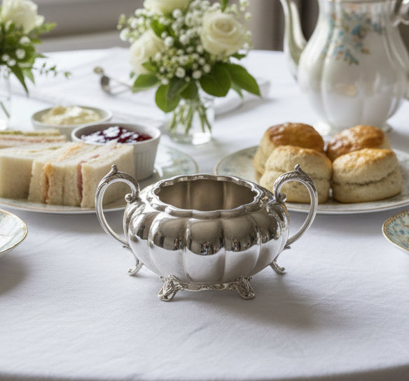 Pumpkin Silver High Tea Set of 4