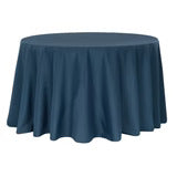 Tablecloth Royal Navy Blue Round 120"