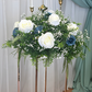 Gold Mirror Pedestal Stand