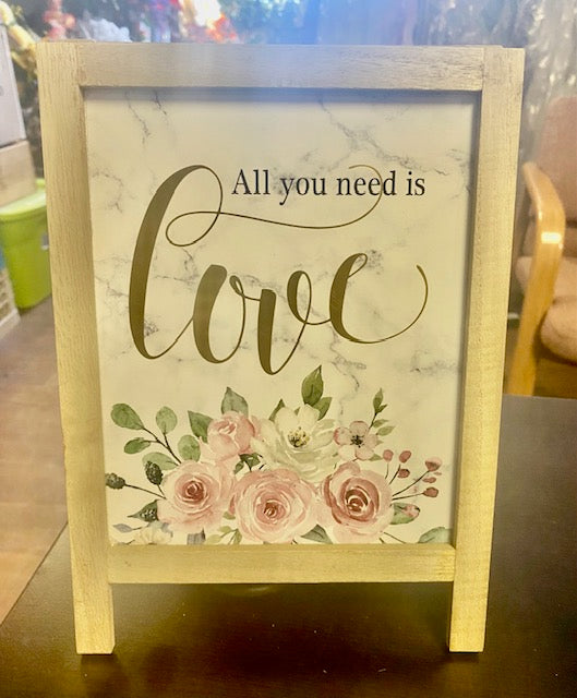 All you need is love Sign – One Stop Party Rentals