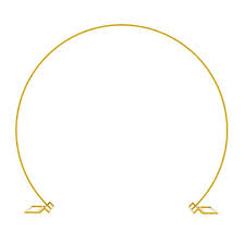 Semi Circle Gold Arch