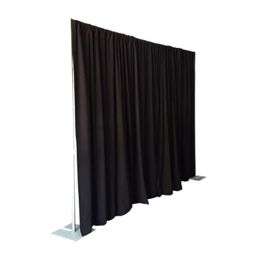 Backdrop Black Velvet 8'