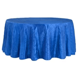 Tablecloth Royal Blue Pintuck Round 120"