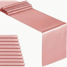 Blush Rose Satin Runner