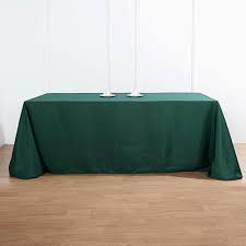 Tablecloth Bottle Green Rectangular 90" x 132"