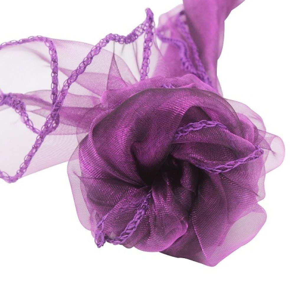 Bright Purple Organza Sash